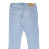 LEVI'S 512 BIG E Jeans Mens Blue Slim Tapered Stone Wash W34 L32