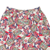 PENDLETON Golf Womens Casual Shorts Red Crazy Pattern XS W26
