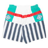 HUMMEL Womens Sports Shorts White 90s Colourblock 2XL W32