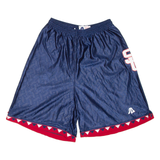 SPORTS BELLE SU Mens Sports Shorts Blue L W25