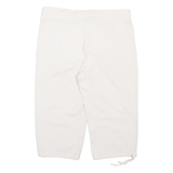 NIKE Womens Sports Shorts Cream Slim L W33