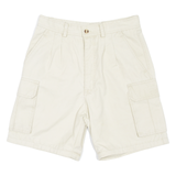 ERNEST & JOHN Mens Cargo Shorts Beige S W28
