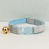 Anypet Large Sky Blue Cat Collar with Safety Buckle, Bell & Durable Adjustable Strap – Stylish Comfortable Pet Accessory for Cats