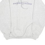 LEE Mens Grey Amherst College Crew Neck L Cotton Blend Sweatshirt Casual Style