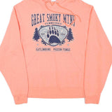 JERZEES Womens Peach Great Smoky Mountains Pullover Hoodie S Cotton Blend