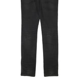 LEVI'S Womens Slim Black Denim Slim Fit Stretch W30 L32 Classic Jeans
