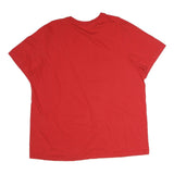 NIKE Mens Red Graphic T-Shirt XL Short Sleeve Crew Neck Cotton Logo