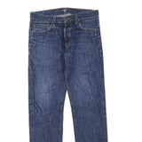 CARHARTT Mens Jeans Blue Regular Straight Denim Raw W32 L32 Button Closure