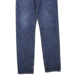 CARHARTT Mens Jeans Blue Regular Straight Denim Raw W32 L32 Button Closure
