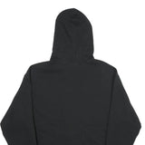 CHAMPION Mens Black Pullover Hoodie L Cotton Blend Classic Logo Hoodie