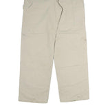 DICKIES Mens Beige Cotton Blend Regular Fit Straight Leg Trousers W32 L32