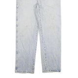 DICKIES Mens Jeans Blue Regular Straight Denim Light W33 L30 Classic Zip Cotton