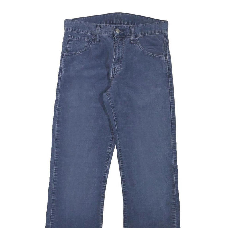 LEVI'S Mens Cotton Blend Blue Regular Straight Casual Trousers W28 L29