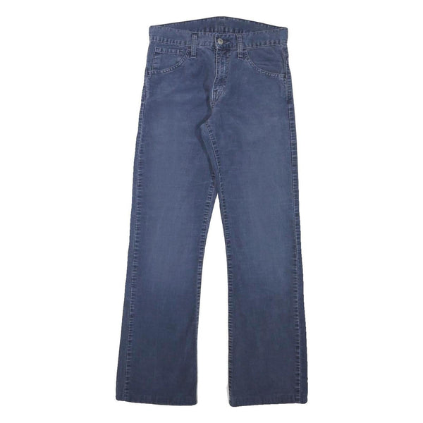 LEVI'S Mens Cotton Blend Blue Regular Straight Casual Trousers W28 L29