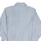 WRANGLER Mens Blue & White Stripe Western Shirt M Classic Button Design