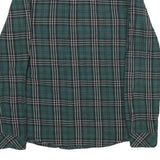 WIND RIVER Mens Green & Black Check Shirt L Cotton Long Sleeve Casual