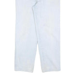 TORERO Womens Regular Fit Light Blue Denim Jeans W34 L30 Cotton Blend Zip
