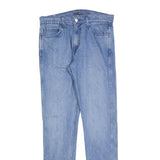 LEVI'S Womens Jeans Blue Slim Skinny Denim Medium W31 L34 Zip Cotton Blend