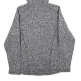 DICKIES Womens Grey Full Zip Hoodie S Heathered Sweatshirt Casual Outerwear