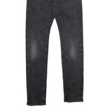 LEVI'S 510 BIG E Mens Jeans Black Slim Skinny Denim Dark W27 L30 Zip