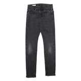 LEVI'S 510 BIG E Mens Jeans Black Slim Skinny Denim Dark W27 L30 Zip