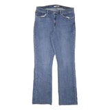 LEVI'S Womens Regular Blue Denim Straight Jeans W33 L33 Zip Cotton Blend
