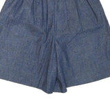 Womens Blue Cotton Blend Casual Shorts S W27 Lightweight Summer Wear