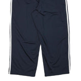 ADIDAS Mens Joggers Navy Blue & White Classic Tapered L W32 L26 Sportswear