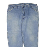 DICKIES Mens Light Blue Regular Fit Straight Leg Denim W44 L30 Workwear Jeans