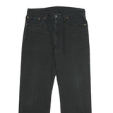 LEVI'S 751 Mens Black Regular Straight Denim Medium Wash Jeans W33 L30 Classic