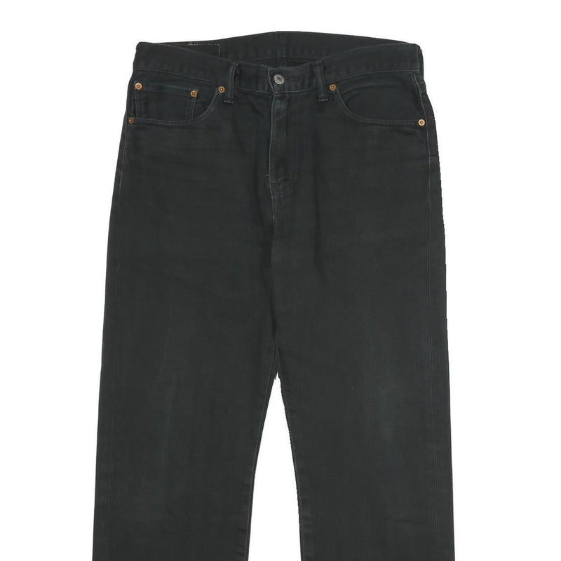 LEVI'S 751 Mens Black Regular Straight Denim Medium Wash Jeans W33 L30 Classic