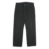 LEVI'S 751 Mens Black Regular Straight Denim Medium Wash Jeans W33 L30 Classic