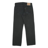 LEVI'S 751 Mens Black Regular Straight Denim Medium Wash Jeans W33 L30 Classic