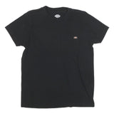 DICKIES Mens Black Pocket T-Shirt S Short Sleeve Crew Neck Cotton Blend