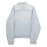 LEVI'S Mens Blue Denim Jacket M Cotton Button Plain Classic Fit Casual