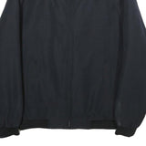 KINGFIELD Mens Black Classic Jacket XL Polyester Blend Zip Plain Casual