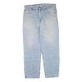 CARHARTT Mens Regular Fit Light Blue Denim Jeans W38 L32 Zip Cotton Blend Casual