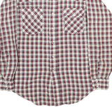 LEVI'S Mens Red & Beige Check Shirt M Long Sleeve Button Cotton Casual