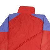 COLUMBIA Mens Red & Purple Outdoor Jacket XL Polyester Zip Plain Sport
