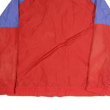 COLUMBIA Mens Red & Purple Outdoor Jacket XL Polyester Zip Plain Sport