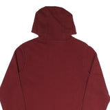 NIKE Mens Maroon Hoodie S Cotton Blend Pullover Hooded Sweatshirt