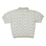 SAFE HARBOR Mens Beige & Cream Short Sleeve Printed Polo Shirt 2XL Casual