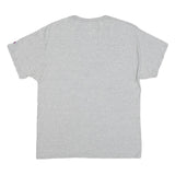 CHAMPION Mens Grey Crew Neck T-Shirt L Cotton Blend Casual Short Sleeve