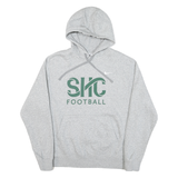 NIKE Mens Grey SMC Football Pullover Hoodie M Cotton Blend Casual Sports