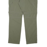 COLUMBIA Mens Regular Fit Olive Green Cargo Zip Trousers W34 L30 Outdoor Hiking