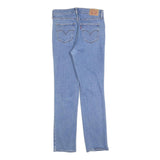 LEVI'S 724 Womens Jeans Blue Slim Straight Denim Light W28 L30 Stylish Casual
