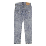 LEVI'S 511 Mens Jeans Blue Slim Skinny Denim Stone Wash W28 L30 Classic Zip