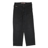 DIESEL Womens Regular Fit Black Denim Jeans W32 L28 Classic Zip Cotton Blend