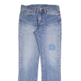 LEVI'S Mens Jeans Blue Regular Straight Denim Medium W32 L34 Classic Zip Cotton