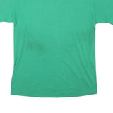 Mens Green Crew Neck Short Sleeve Cotton Blend Graphic T-Shirt M Number 14